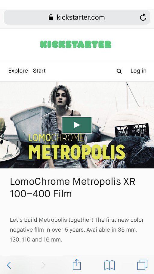 【LomoChrome Metropolis】Kickstarter 方案選擇懶人包（手機版）