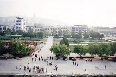 Eine Lomowall in Nordkorea