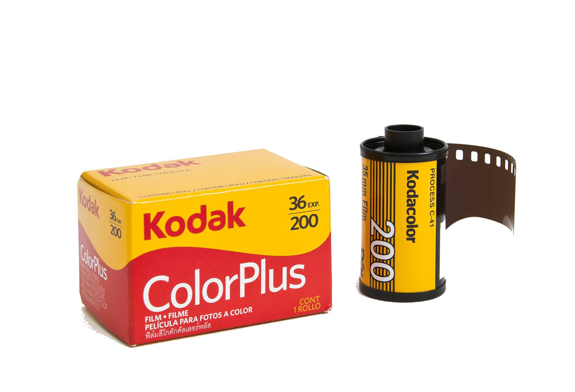 10 X Kodak Color Plus 200 135-24 Pellicola negativo colori 