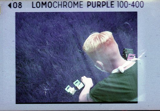 小さいフィルムに予想以上の楽しさ：LomoChrome Purple 110