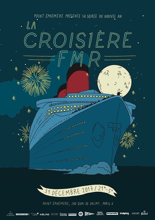 Concours : 2x2 places pour La Croisière FMR - Le Nouvel An de Point Éphémère