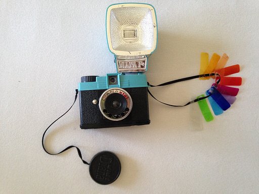 Simple Color Gels or Filters Holder for the Diana Mini's Flash