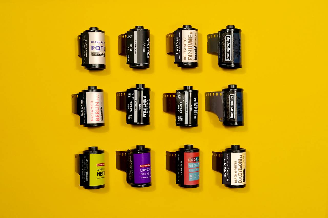 Uses 35 mm film and there’s loads of that around. Check out our full, unique film range.