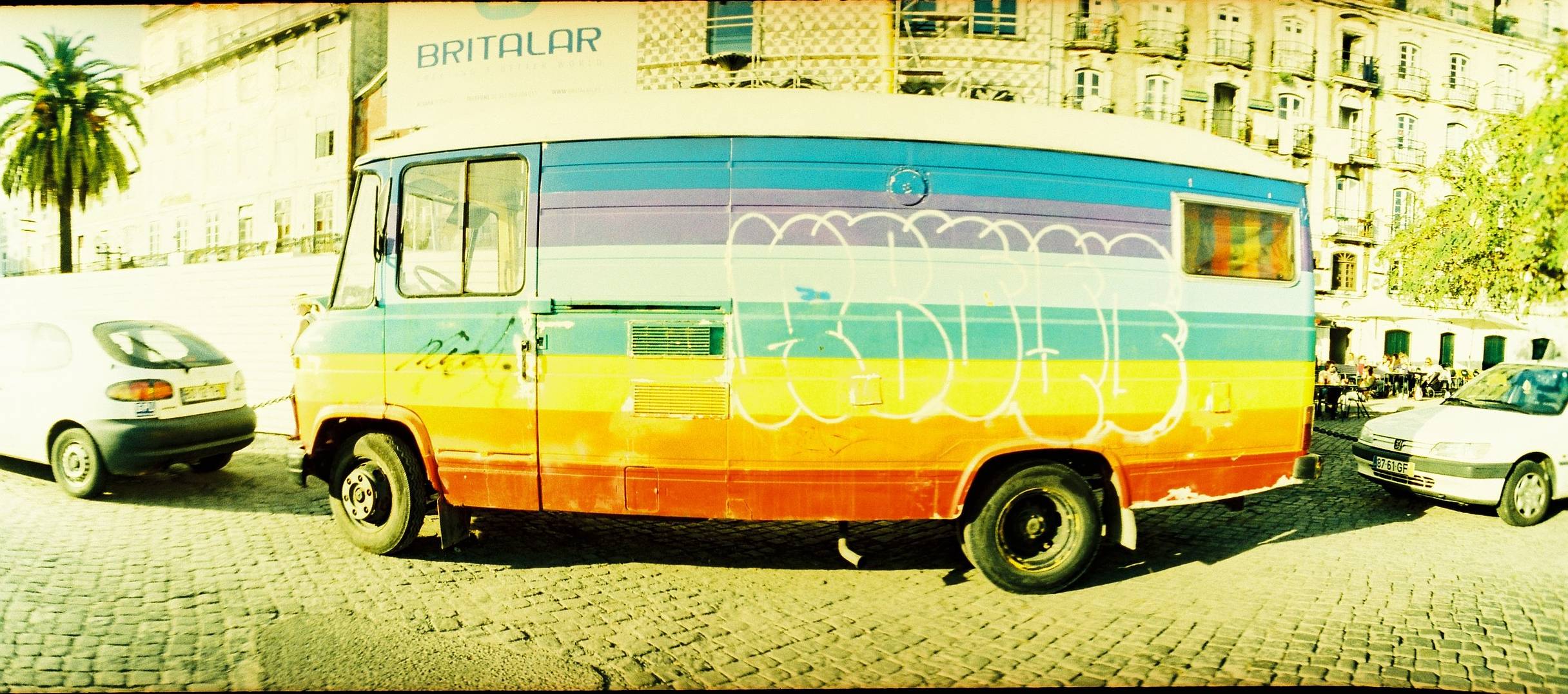 rainbow van